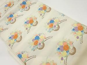 花車模様織出し名古屋帯